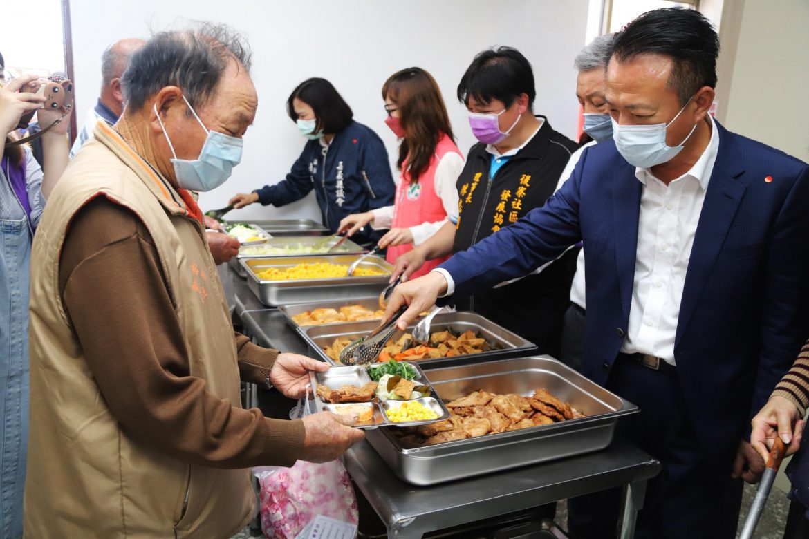 嘉義縣後寮老人食堂正式揭牌　食材補助人數提高為100人