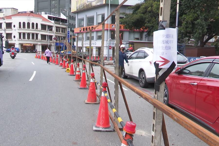 東門圓環人行道拓寬  完善新竹之心步行空間
