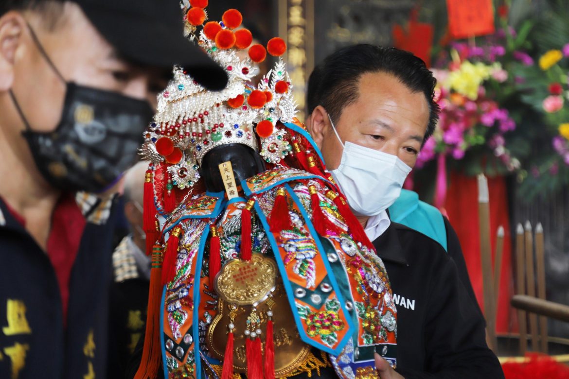 魍港太聖宮明朝媽祖聖誕千秋祝壽遶境　翁章梁：祈求台灣平安度過疫情