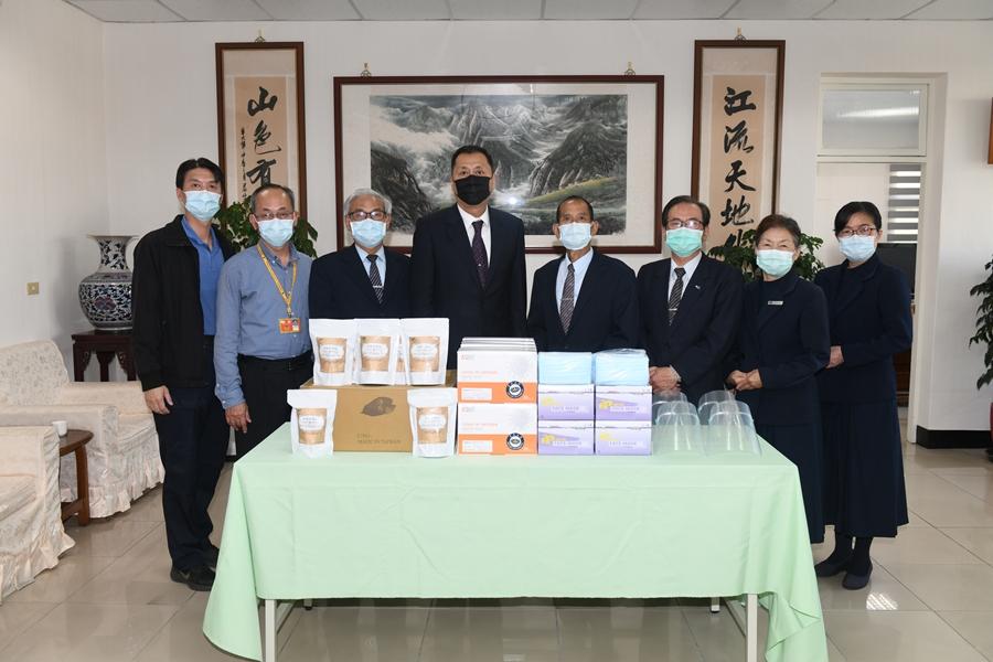 慈濟捐贈宜警防疫物資  提升員警執行防疫任務安全