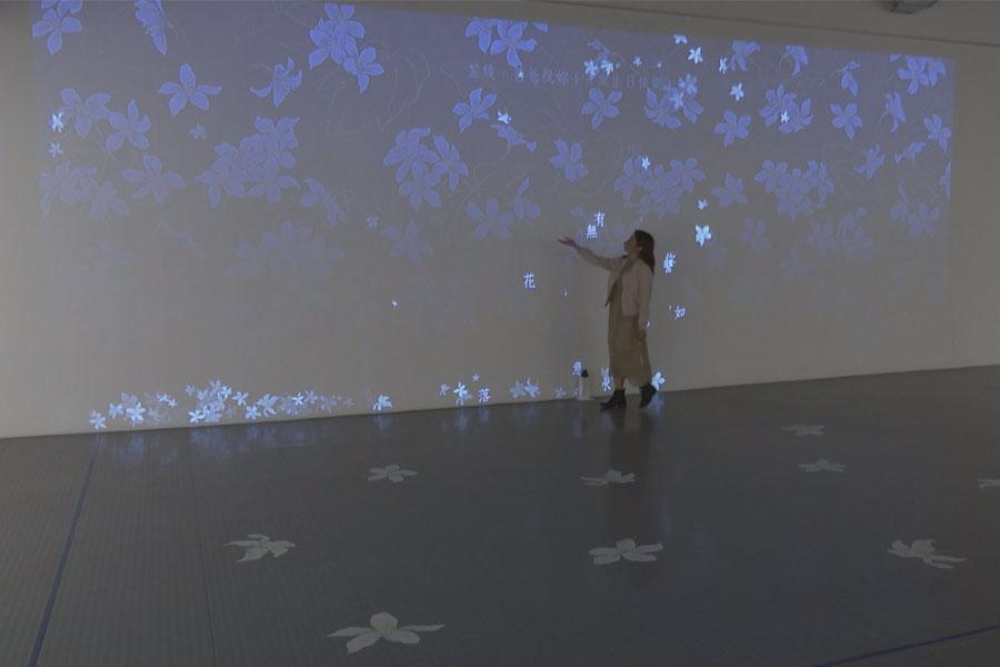 桐花主題裝置藝術展  科技互動走入畫中