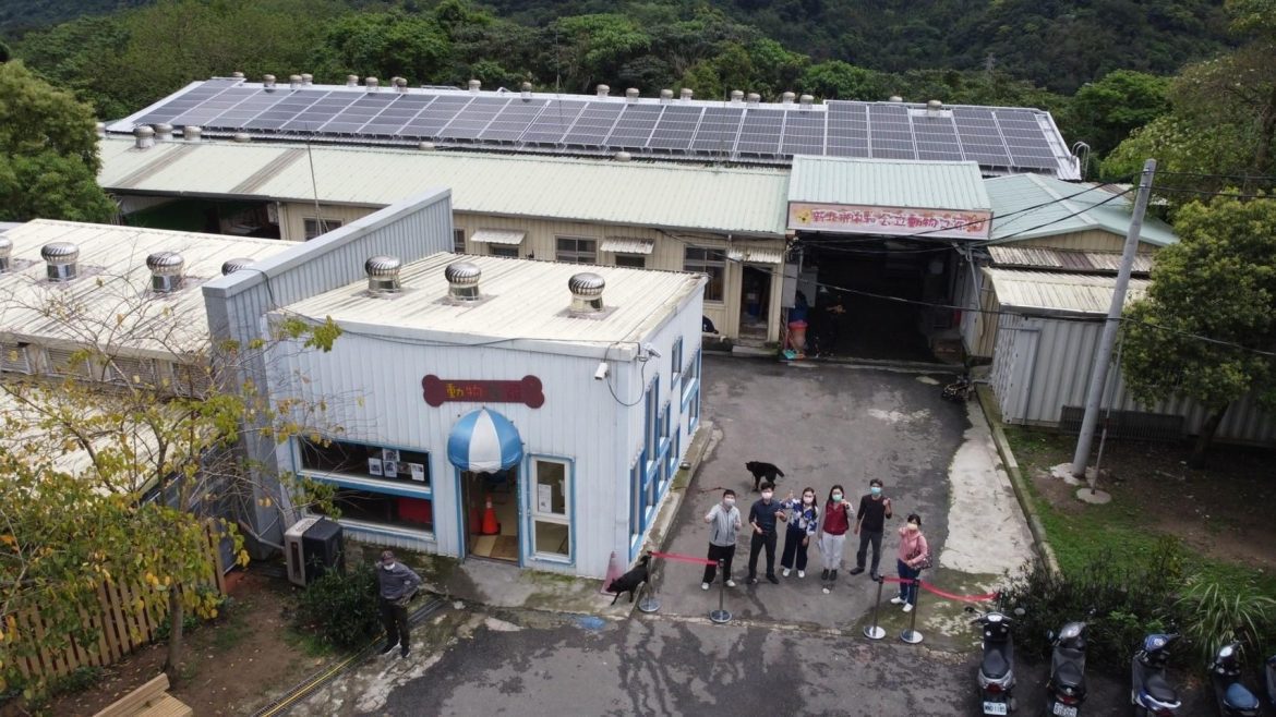 新北首座動物之家屋頂太陽能光電化  永續能源回饋犬貓