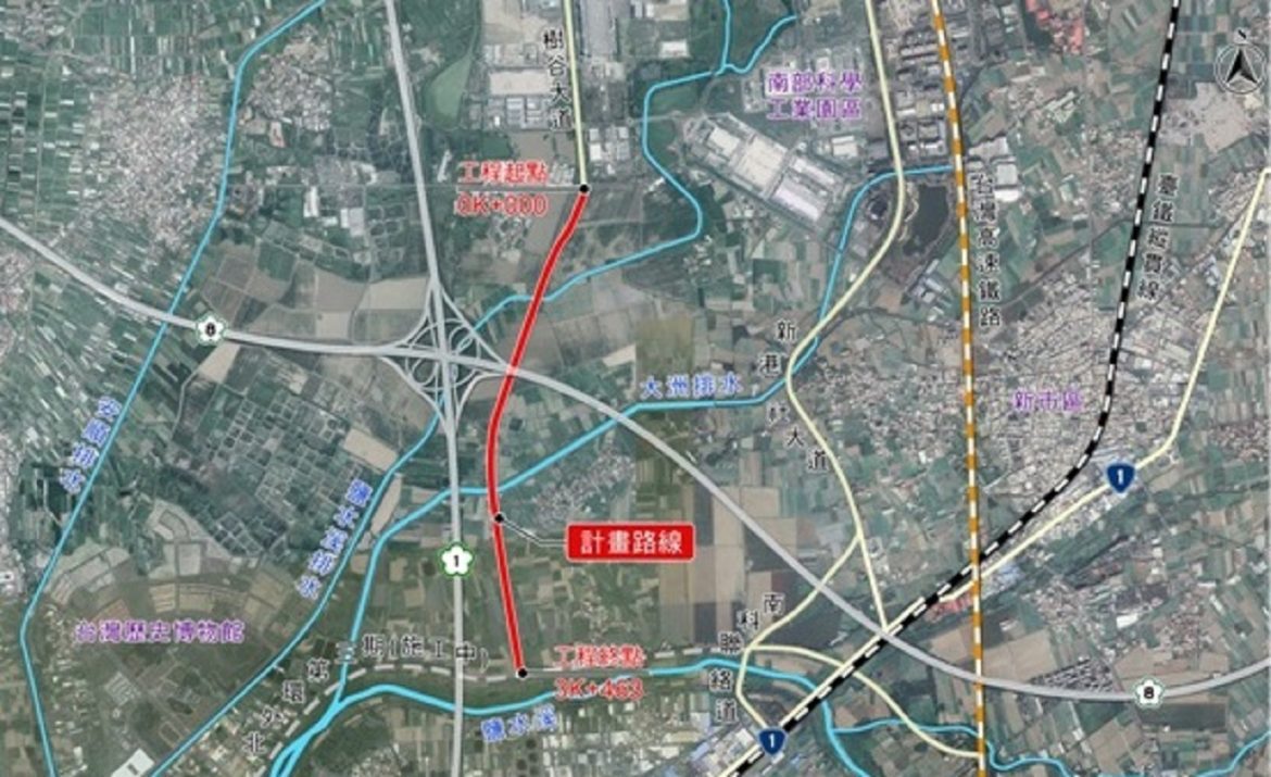 南科樹谷園區聯絡道將於5月7日正式開工