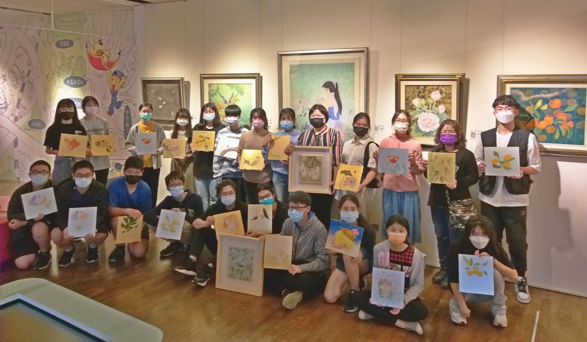 美術家資料館展出廖珮如精選作品　膠彩體驗課程受大受好評