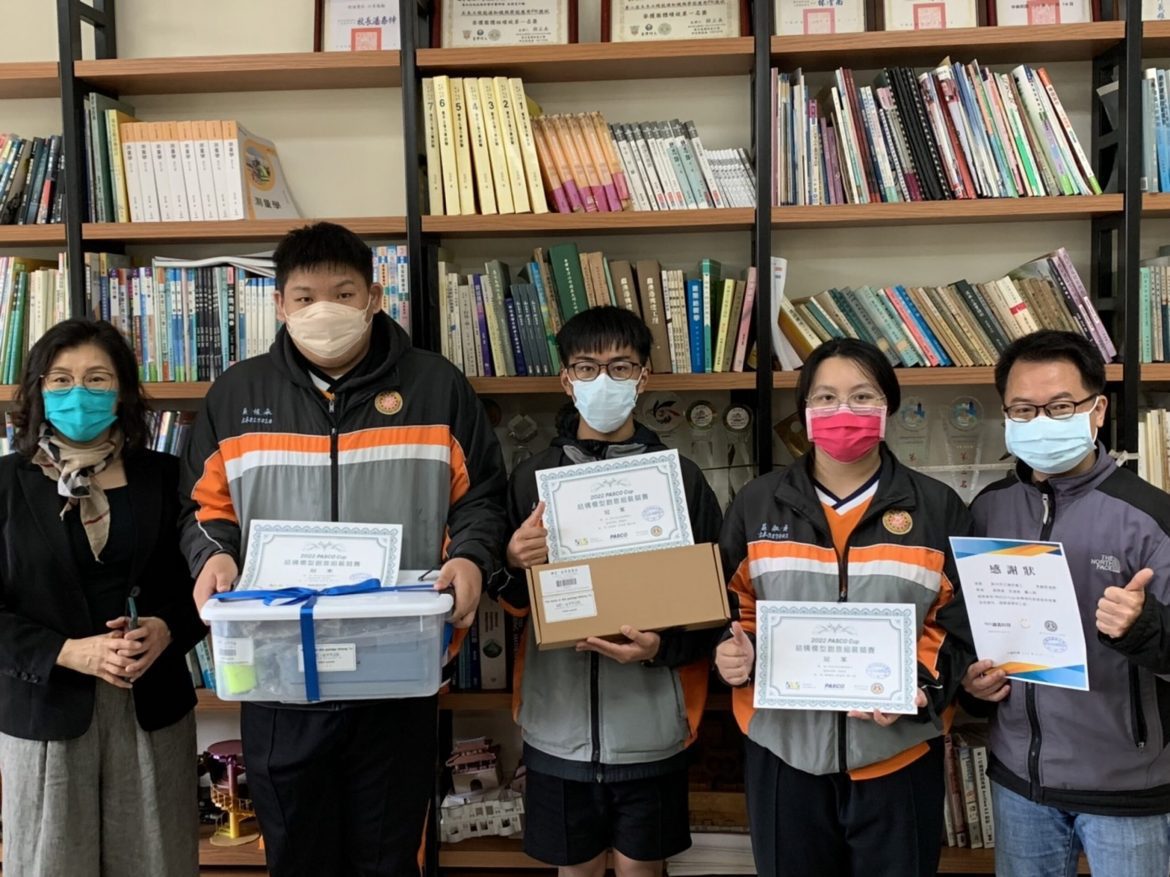 「打造一間心嚮往的飯店」PASCO結構模型創意大賽 瑞芳高工勇奪全國冠軍