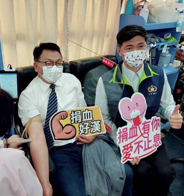 您最近捐血了嗎？立法委員陳歐珀捐血 500cc 籲民眾挽袖捐血