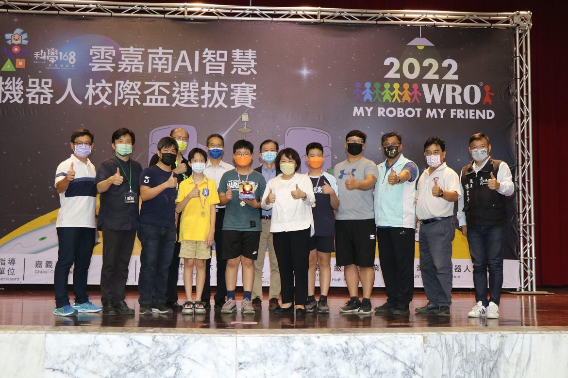 全台首場WRO選拔賽在嘉義市  埋下科學種子