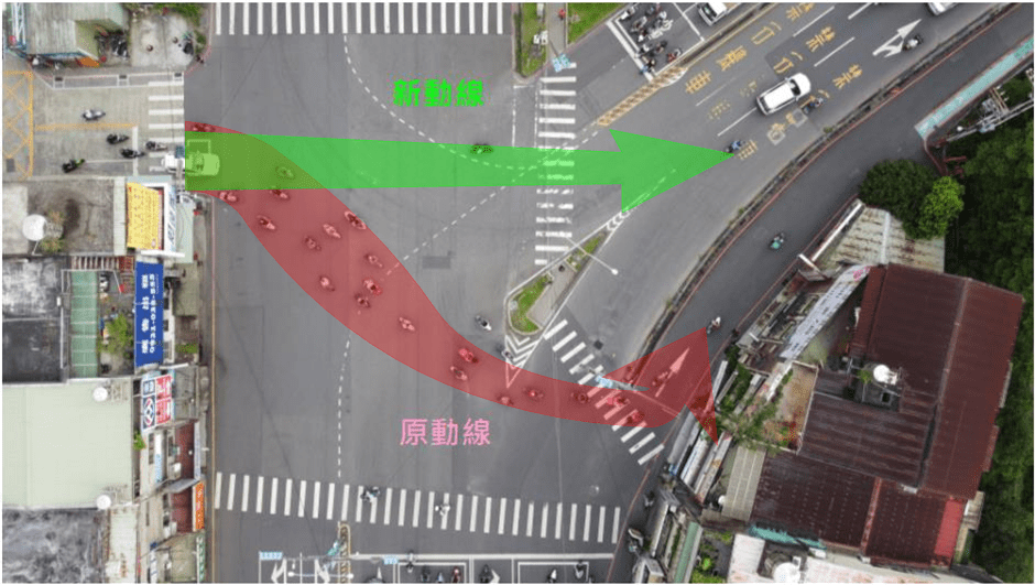新北市 新店區碧潭橋北新路匝道明起開放機車通行