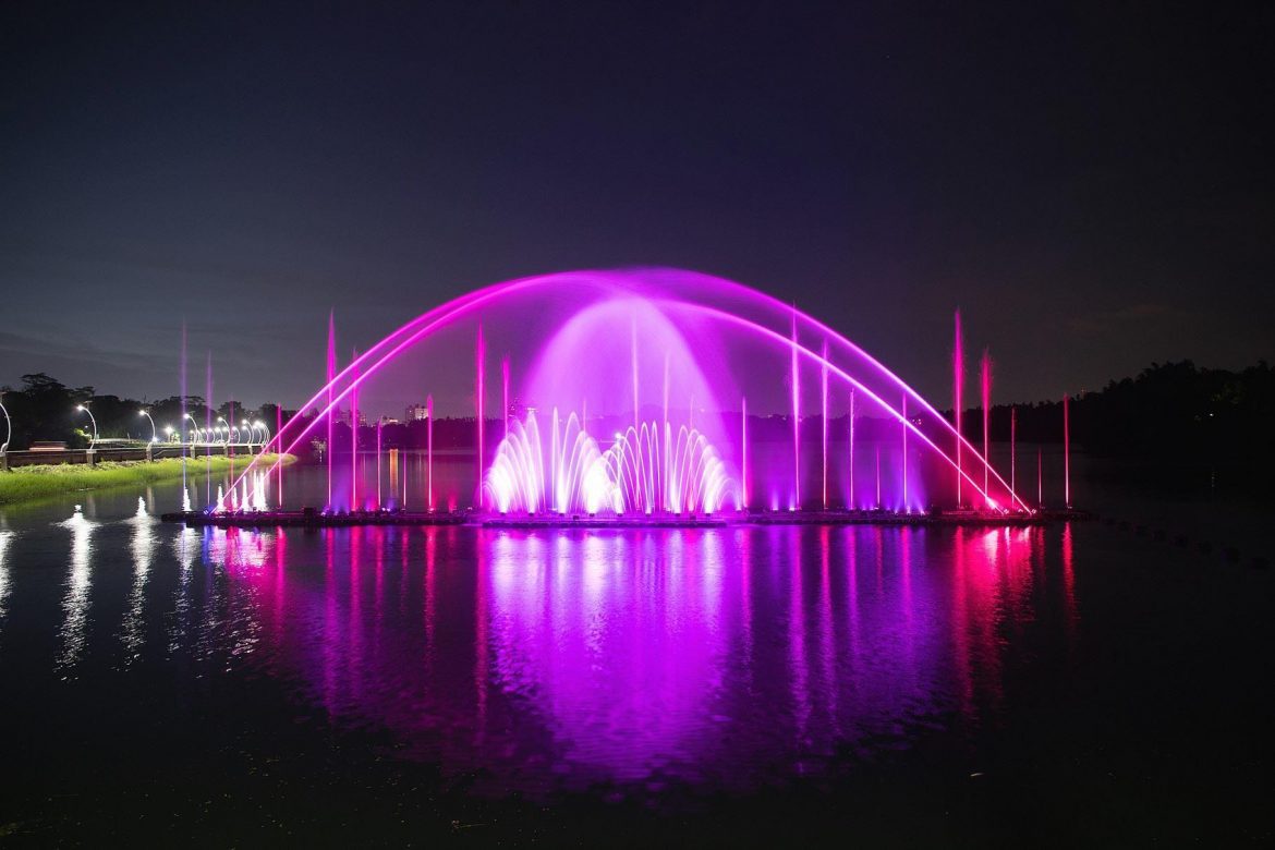 迎接仲夏夜  蘭潭音樂噴泉24日恢復展演