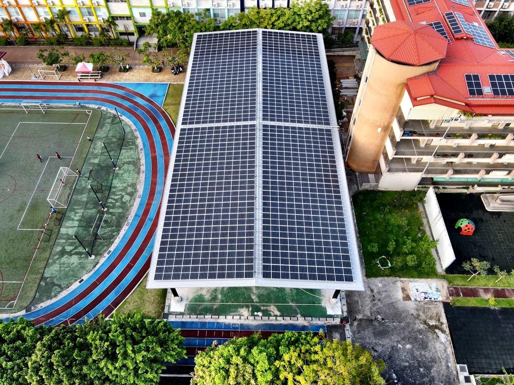 星生能源完成新北市首座太陽能風雨球場   結合綠能永續之重要性