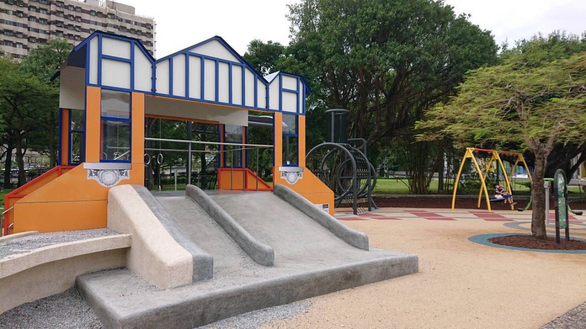 鐵道迷拍照熱點！火車嘟嘟～鐵道特色公園遊戲場已經到站