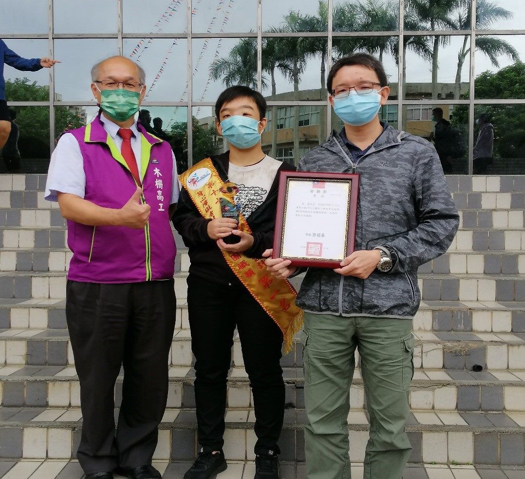 木柵高工學生晏緒恩，身障不卑、奮力不懈、金牌閃耀、成就自我