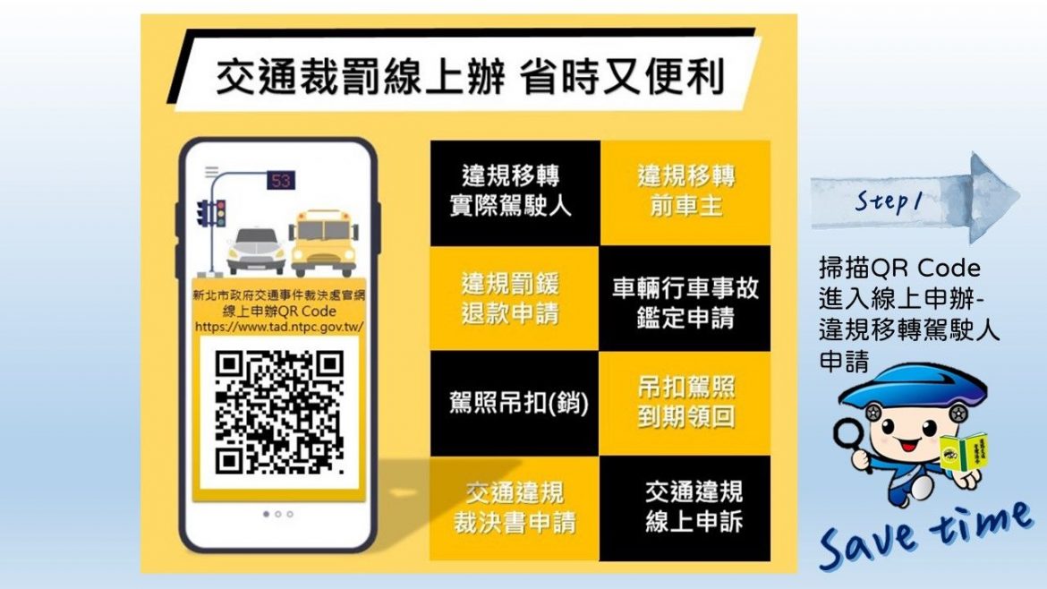 違規移轉不用親自跑 線上申辦超Easy