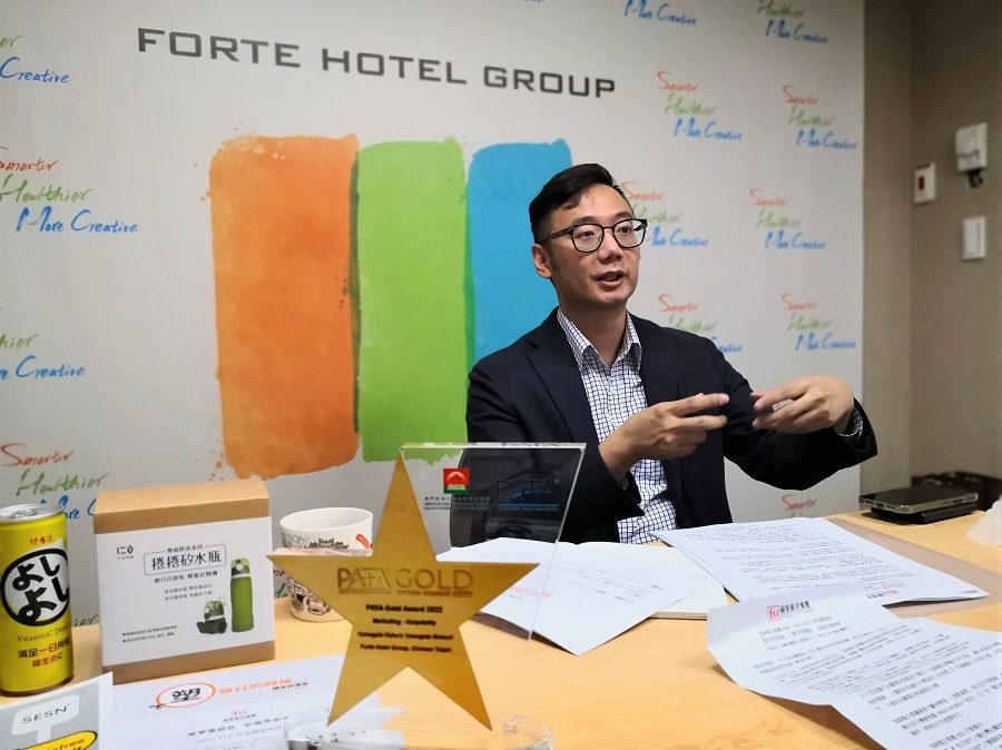旅行不忘環保　福泰飯店集團董事長廖炳燿：減塑從自己做起