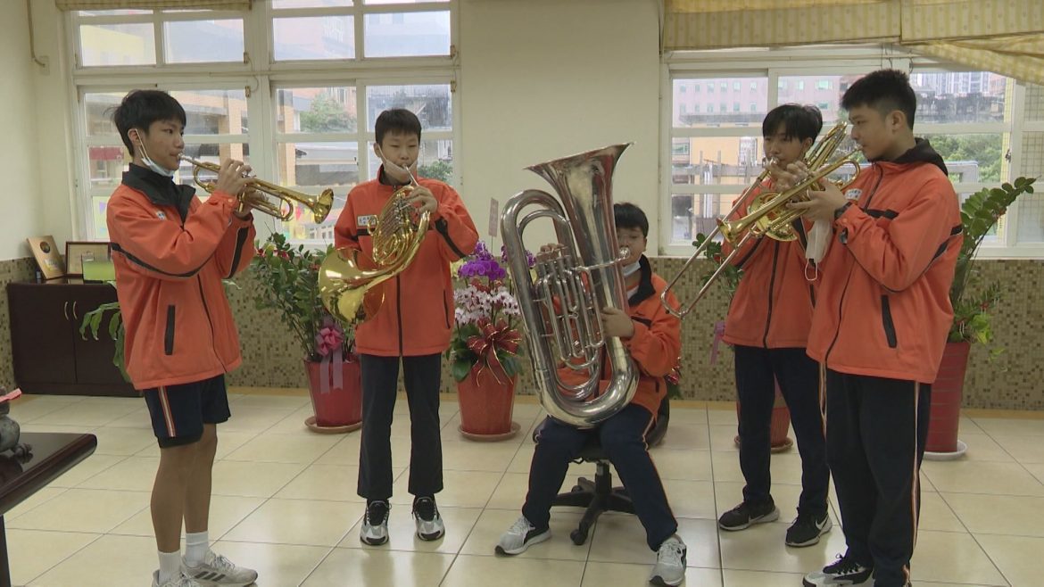 銅管五重奏表現優異　經國國中挺進全國賽