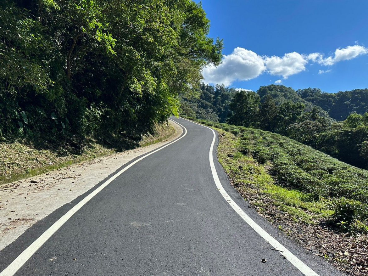 改善坪林農路 助茶農採收冬茶 賞雲海秘境道路更安全便利