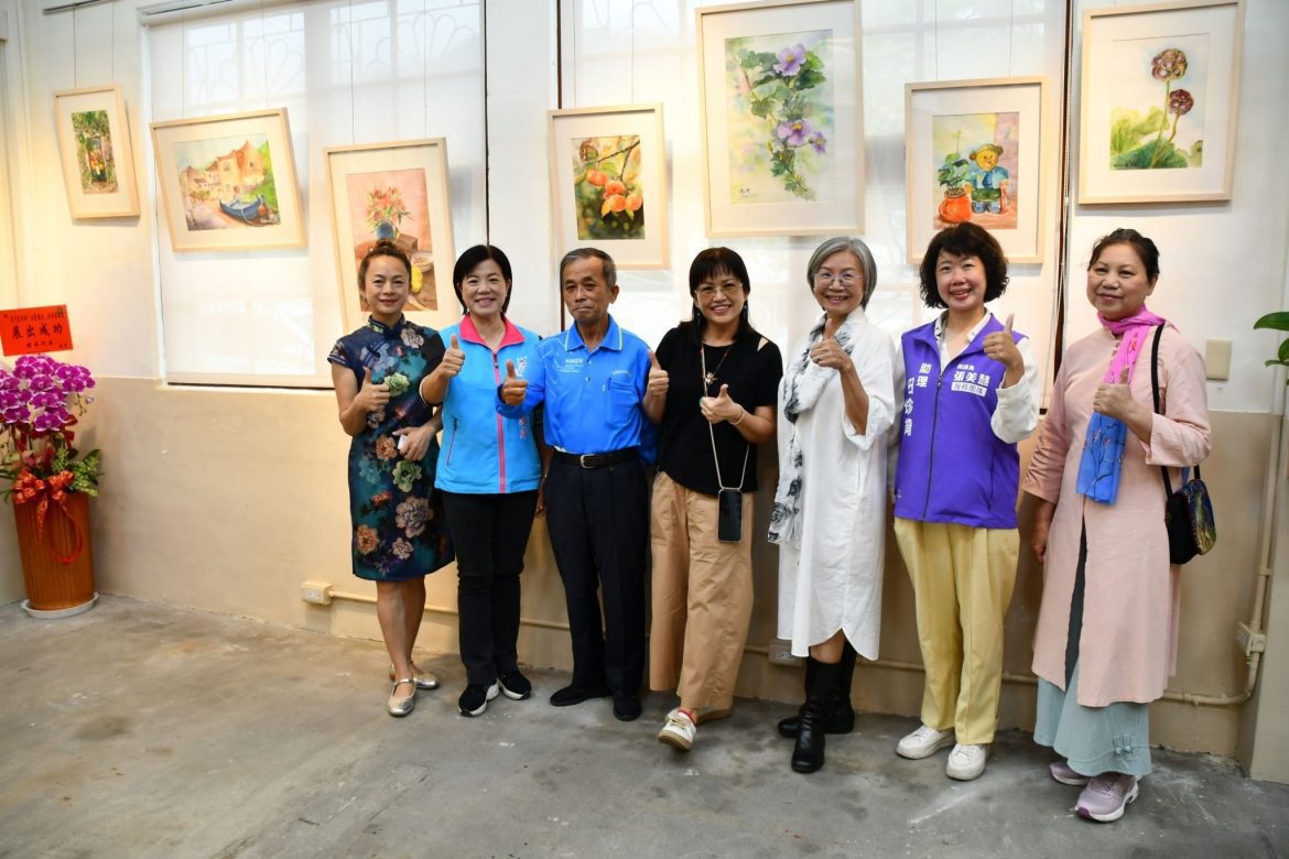 花蓮青溪新文藝學會水彩聯展登場　展出作品幅幅吸睛！