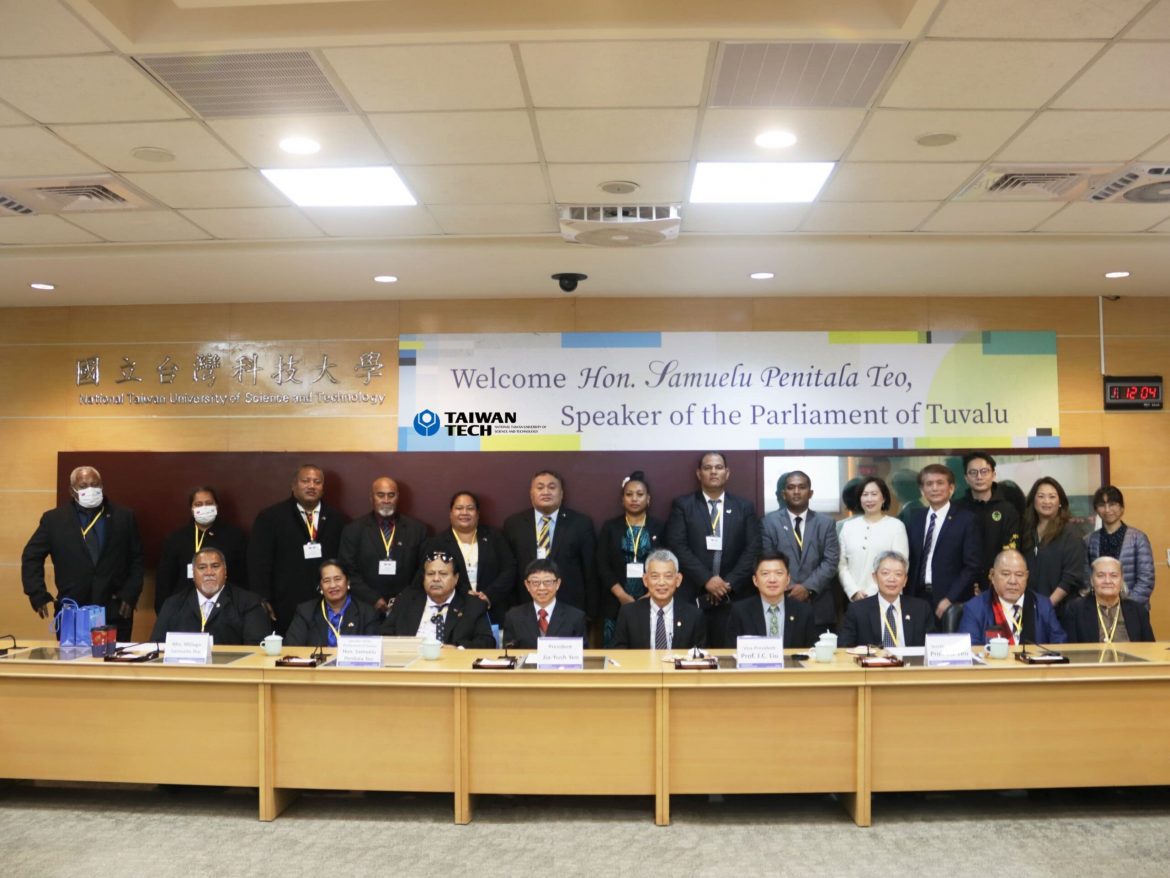 友邦吐瓦魯國會議長造訪臺科大　攜手促成吐瓦魯青年來臺就學