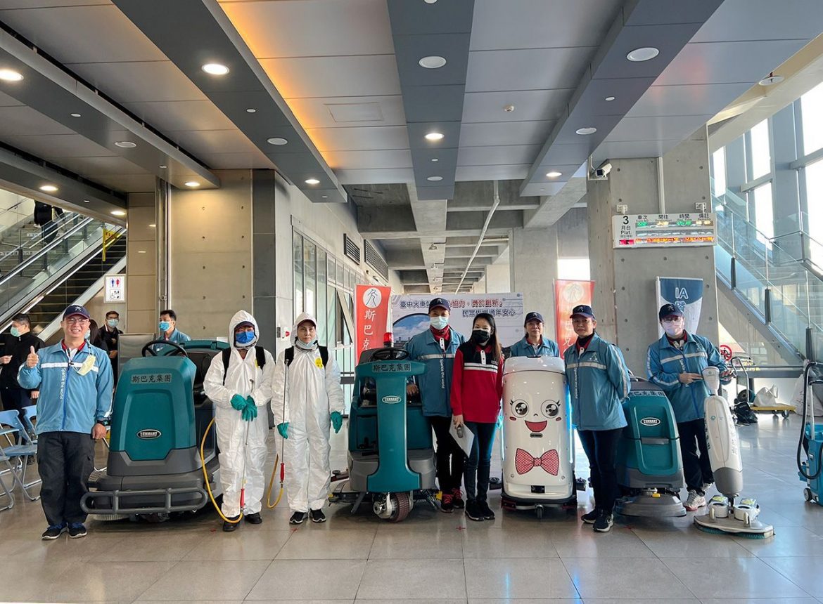 台鐵高效率防疫　創新引用AI智能清潔
