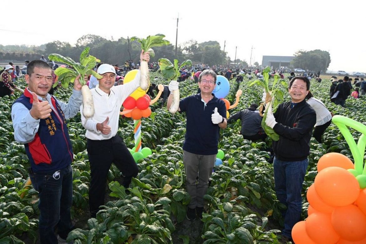 台電千人拔蘿蔔田野健行　相挺蘿蔔農邁進第二十四年