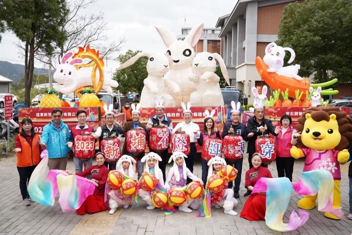 竹縣花燈迎天穿 10日踩街熱鬧登場