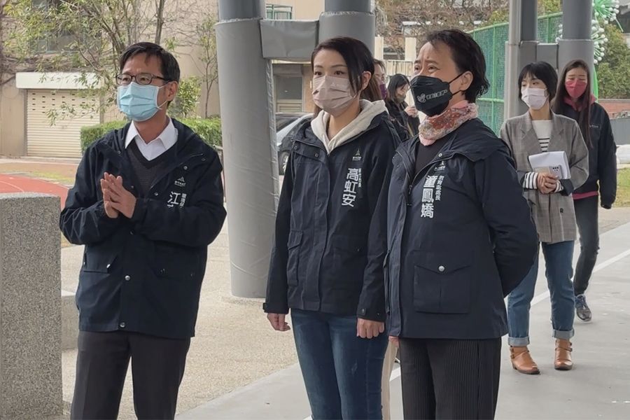下周一開學日  高虹安視察校園防疫整備