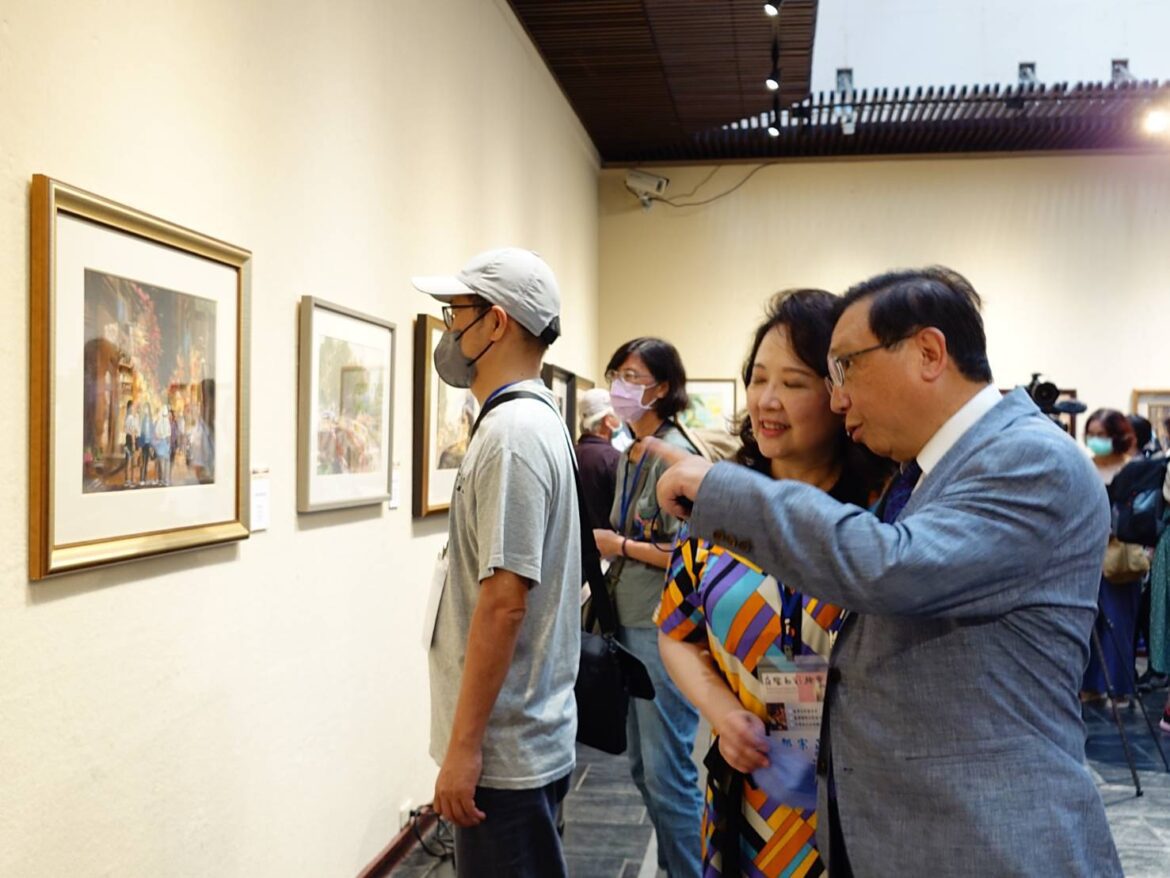 畫家筆下的古蹟作品聯展　郭綜合醫院總裁郭宗正號召呈百餘位知名水彩畫家盛大展出