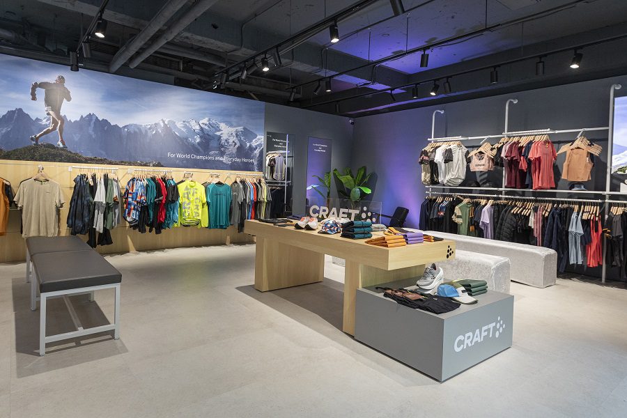 歐洲運動機能服  CRAFT SPORTSWEAR  全球首間獨立門市盛大開幕