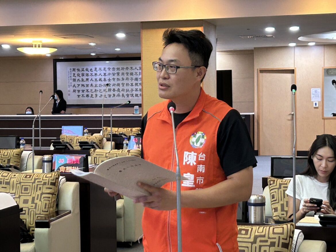 台南市議員陳皇宇關心台南治安　期許警察局提升破案率