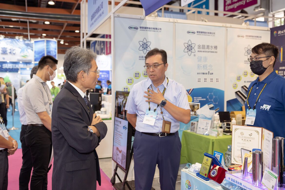 台灣國際水週展現水科技創新實力，金晶淯水棒獲國內外買主青睞