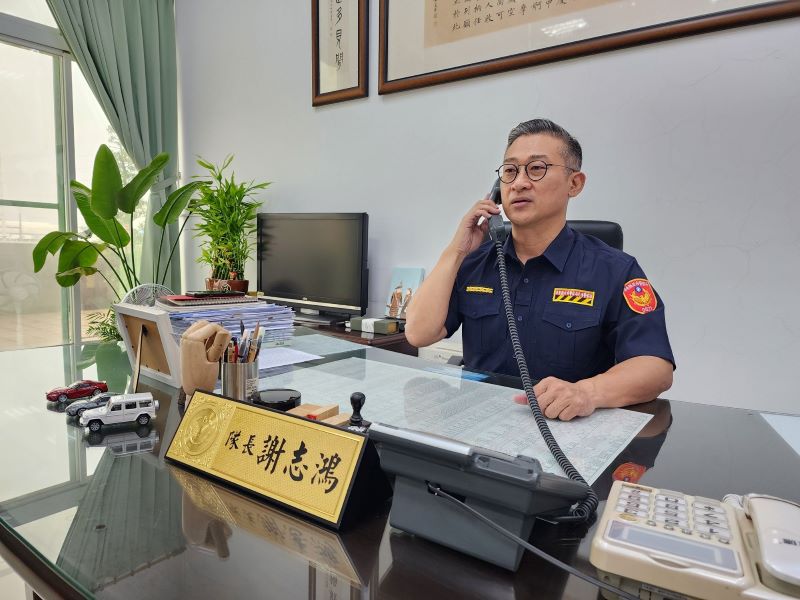 屏警隊長親自上線　守護孩童交通安全「椅」定要的