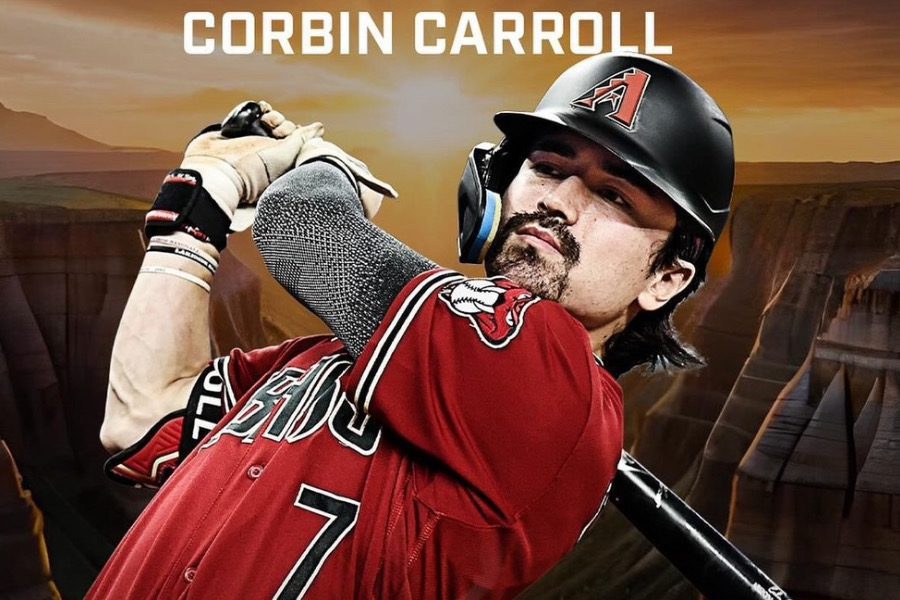 影/《MLB》卡洛爾單季25轟54盜獲選國聯新人王 響尾蛇隊史第一人