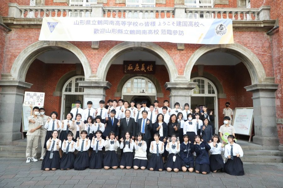 臺日校園交流 莊校長熱情歡迎山形縣鶴岡南高校師生