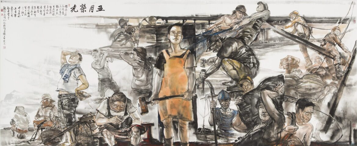 陳炳宏當代水墨創作展開展　中市葫蘆墩文化中心打造AI搭配AR互動式觀賞體驗