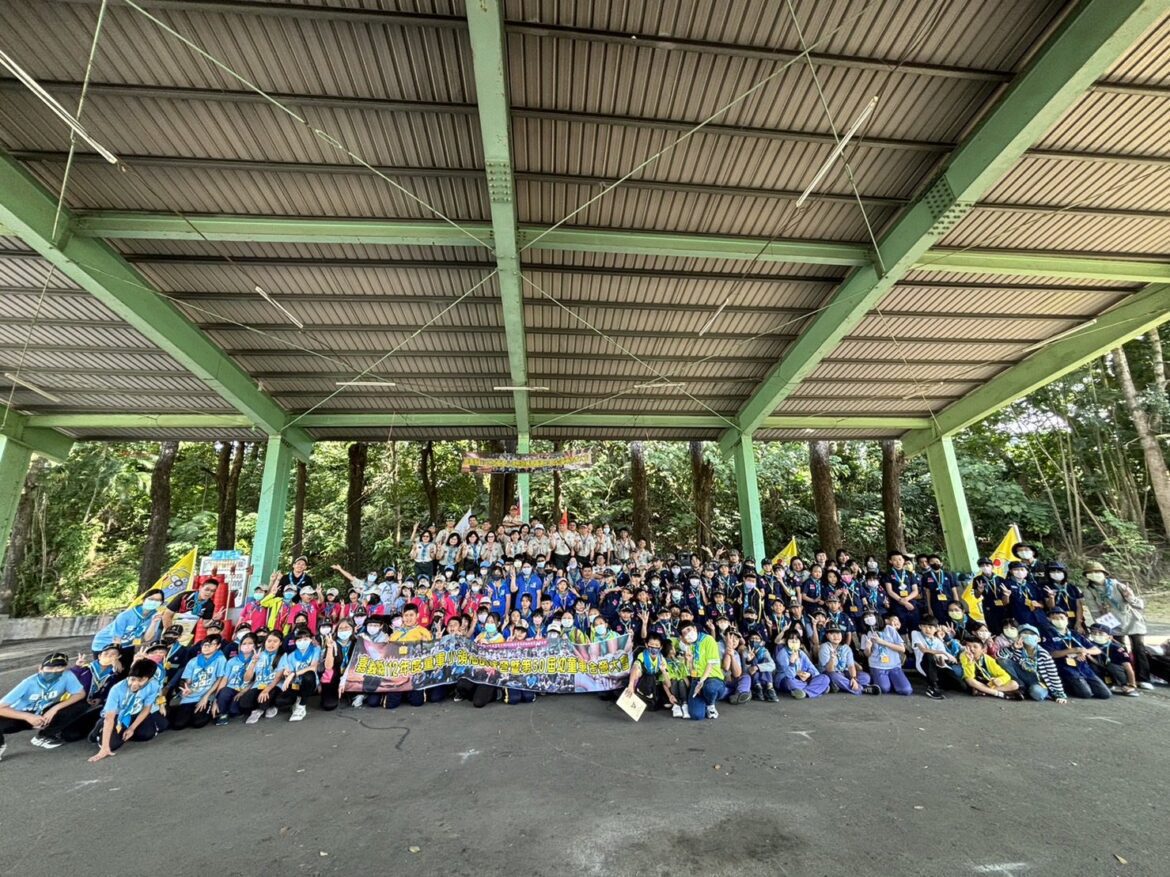 嘉義縣童軍小領袖訓練營暨幼童軍舍營大會開訓　12所國小齊聚一堂