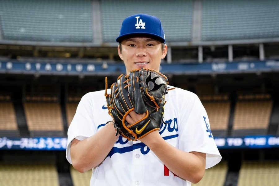 影/《MLB》日職最強投山本由伸正式加盟道奇 親切用英文向大家自我介紹