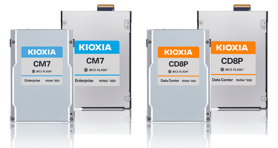 最新 Kioxia SSD 通過 PCIe 5.0 和 NVMe 2.0 合規性認證　KIOXIA CM7 系列和 KIOXIA CD8P 系列 NVMe 硬碟為企業和資料中心提供高效能和可靠性