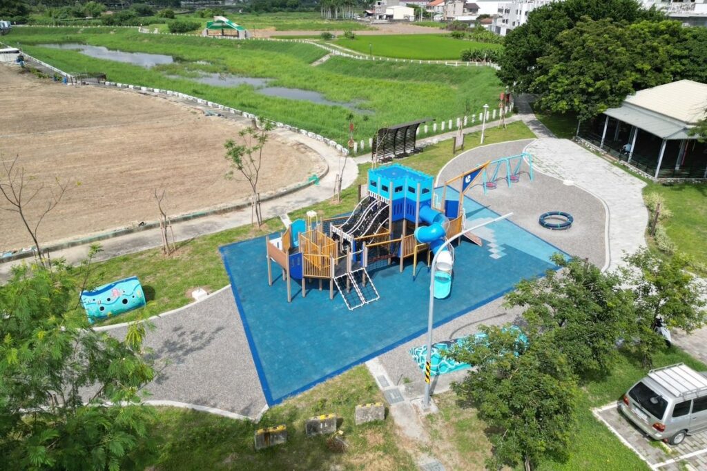柳營區櫻花滯洪池特色公園啟用　發揮休閒與防洪雙重功能