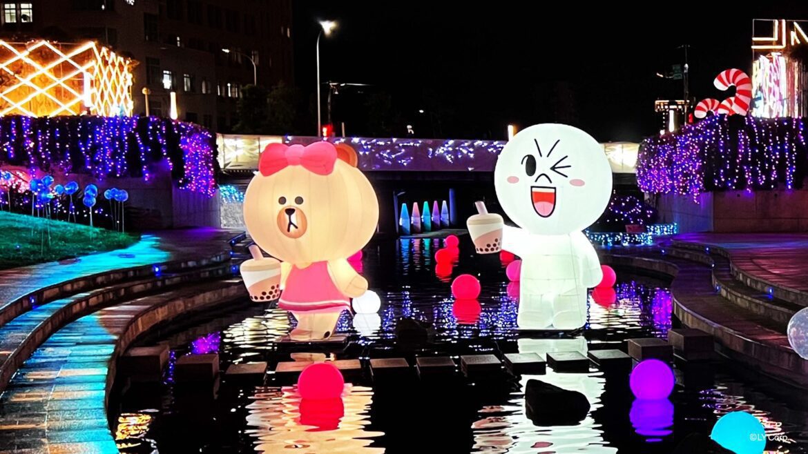 最可愛的年末慶典　LINE FRIENDS好友來樂 熊大、兔兔在台中耶誕嘉年華