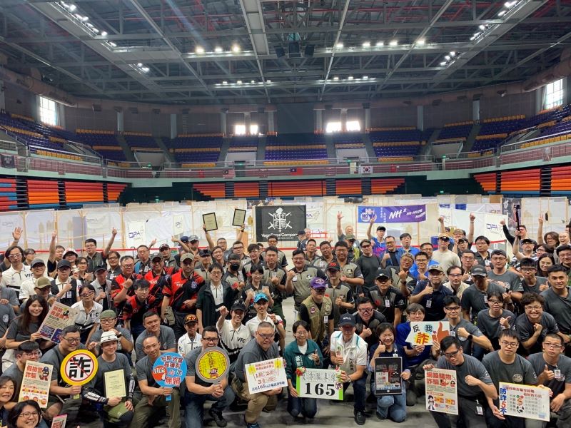 2023 IDPA Taiwan空氣軟槍全國冠軍賽　屏縣警防詐宣導不停歇