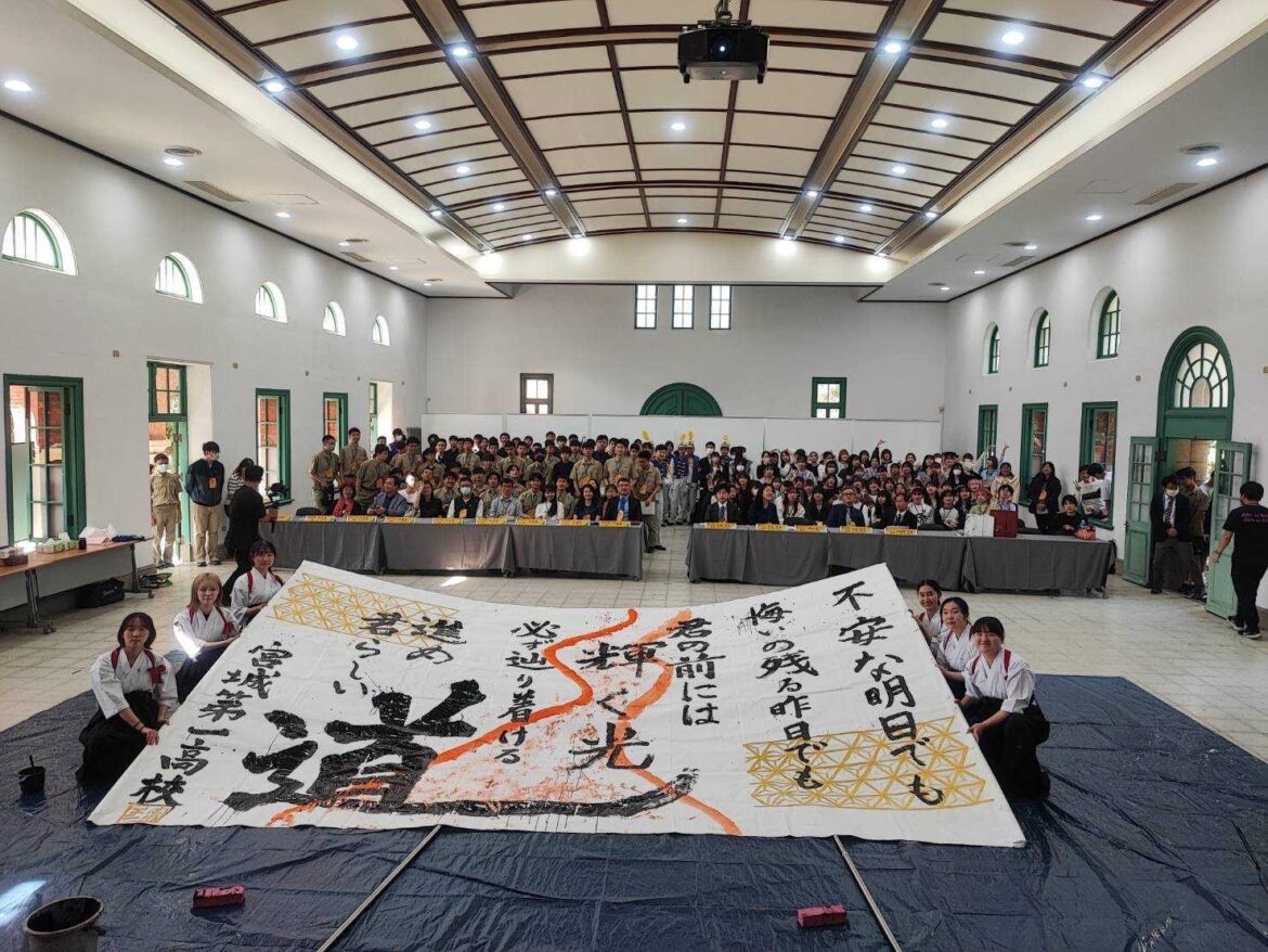 疫後首度大型台日交流　宮城一高訪南一中