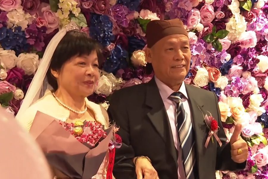 情牽一甲子　50對阿公阿嬤圓了婚禮夢