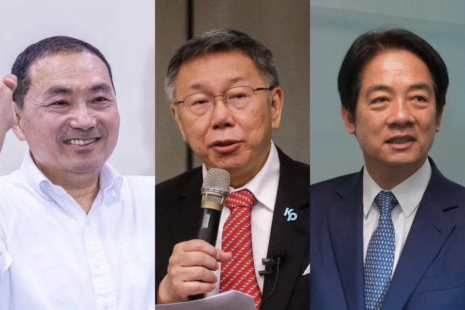 2024台灣總統大選號次抽籤結果揭曉：柯吳1、賴蕭2、侯趙3