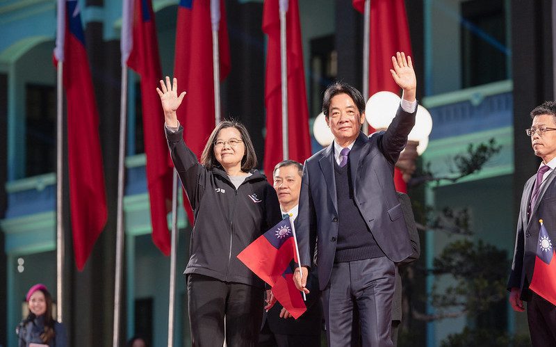 出席元旦升旗並發表2024新年談話　蔡英文：為臺灣留下一個「世界的臺灣」