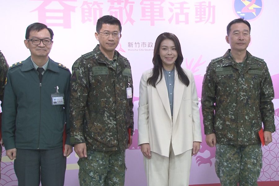 農曆春節前夕  高虹安率隊慰問空軍基地