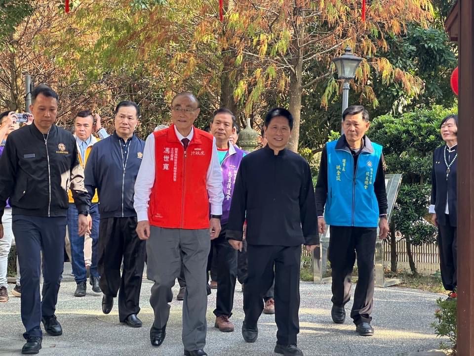 感謝長期照顧榮民眷　主委馮世寬率員拜訪花壇玄門山及員林玉意宮
