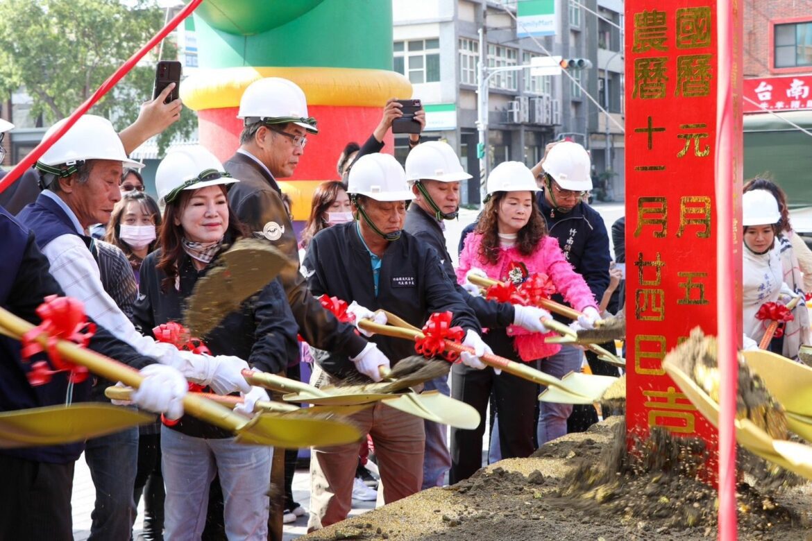 竹南鎮環市路大改造工程動土  預計114年中旬完工