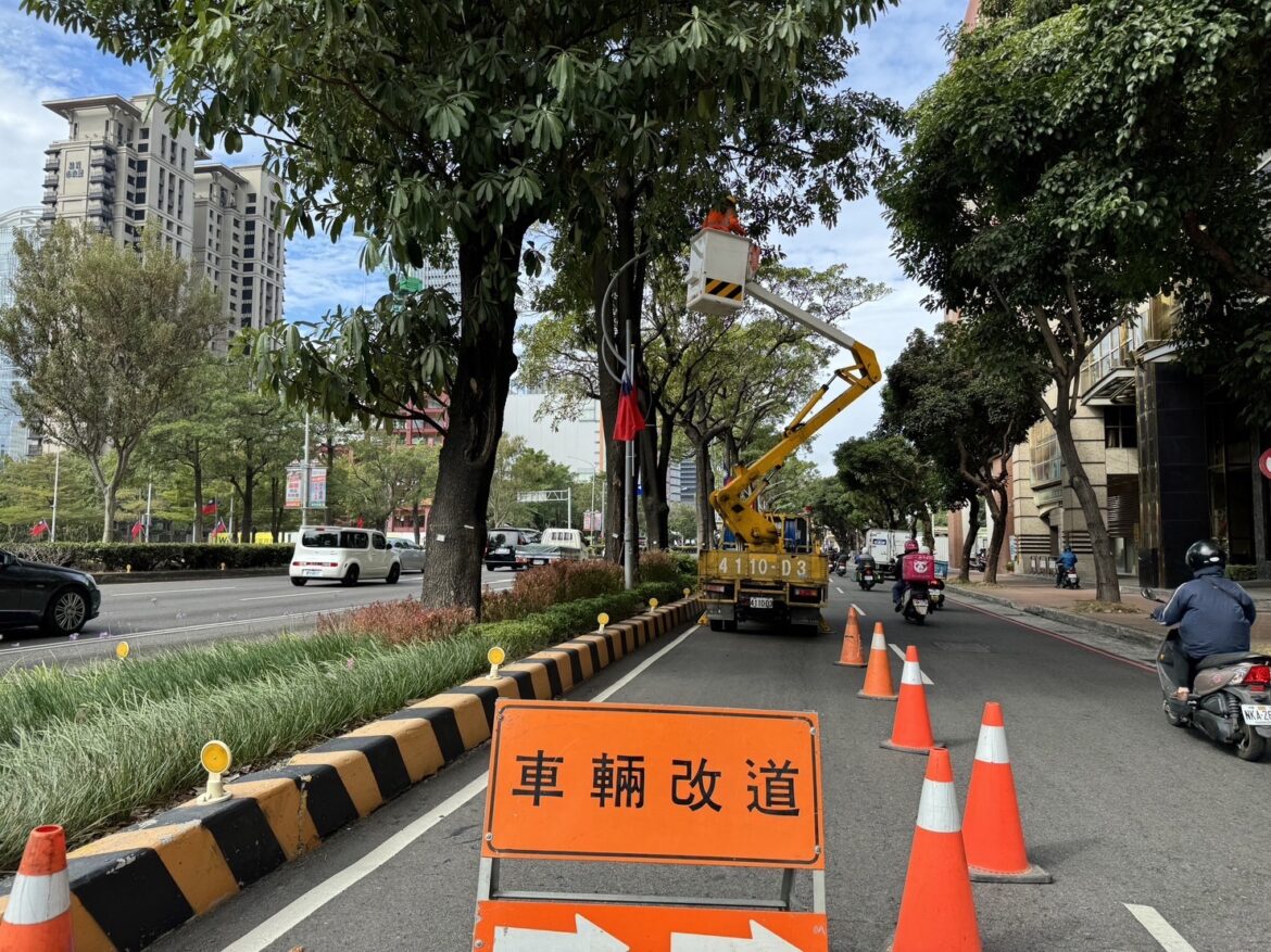 市政特區路燈全面換裝LED　打造光亮台中城