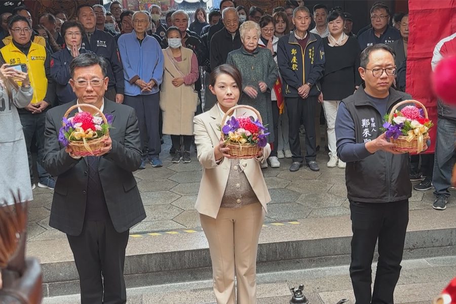 新竹都城隍公爺聖誕千秋  高虹安參香祈福