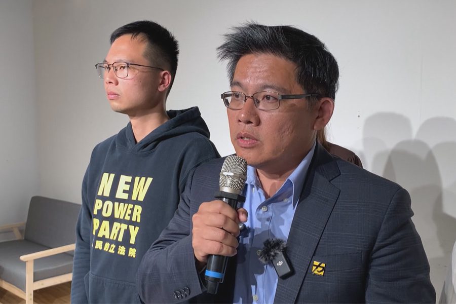 竹市立委選戰四腳督  邱顯智發表落選感言